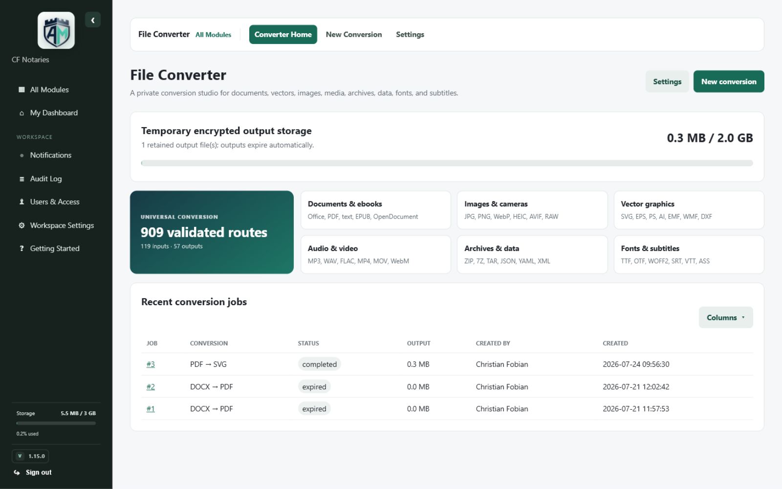 File Converter — Converter format library