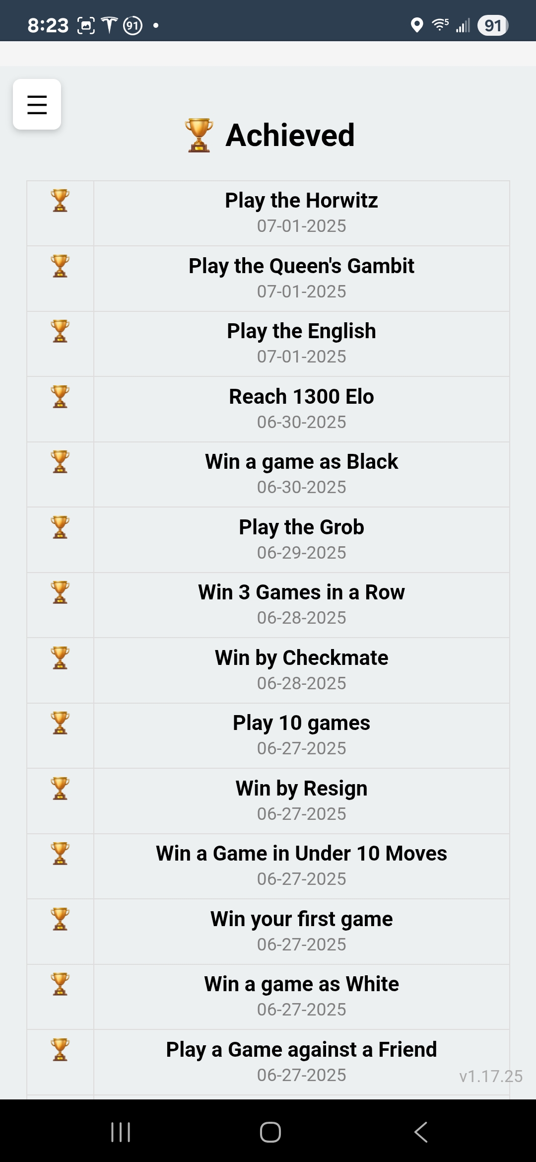 Fortress Chess mobile screenshot 1