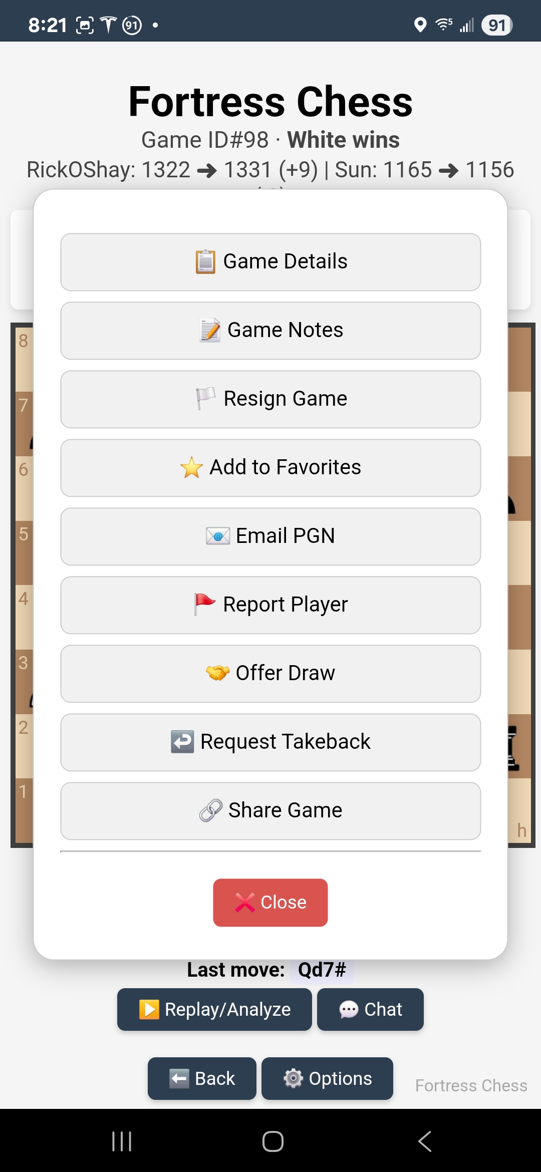 Fortress Chess mobile screenshot 3