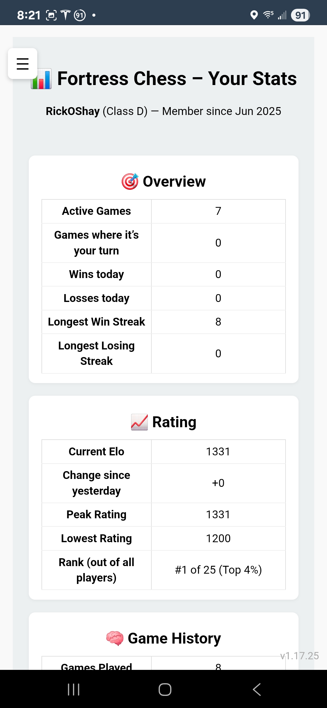 Fortress Chess mobile screenshot 4